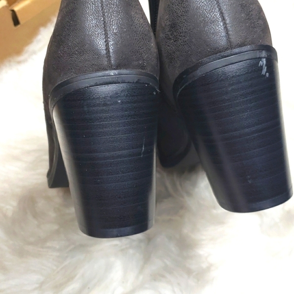 Mia Sunset Western Boots Heel Ankle Booties Black Size 10 - Picture 12 of 16